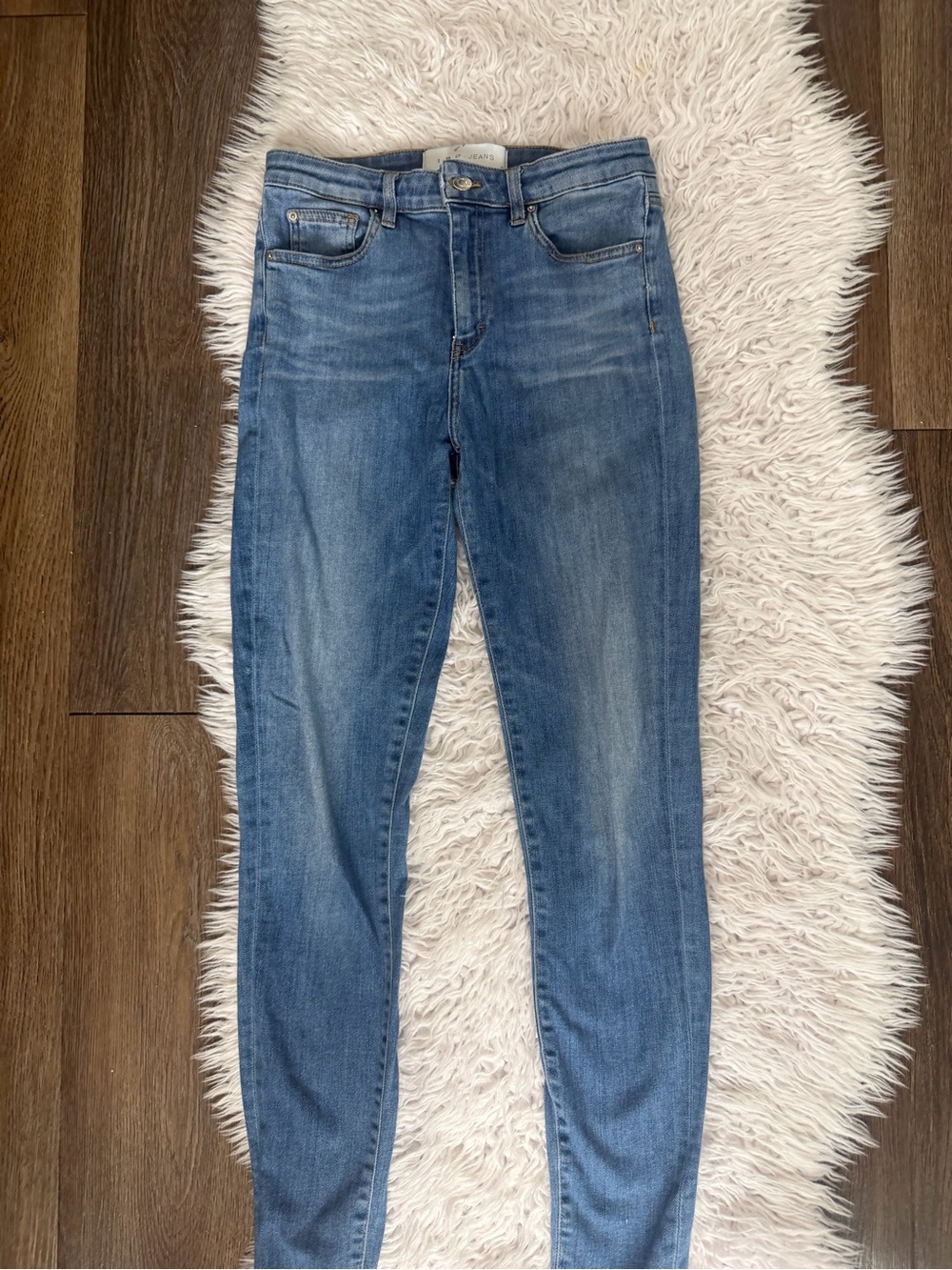 IRO Women's Skinny Jeans in Medium Blue Wash